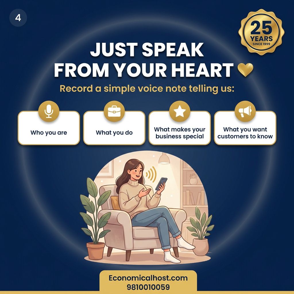 Just speak from your heart